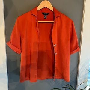 Vintage Shirt Rust Collared Button Down